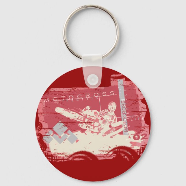 Chaveiro Camisetas de estilo de vida e presentes transversa (Frente)