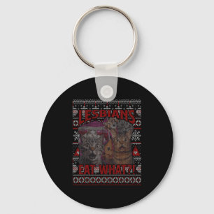 Chaveiro Camisetas de Malha Lésbicas Comem O Que Chocou Gat
