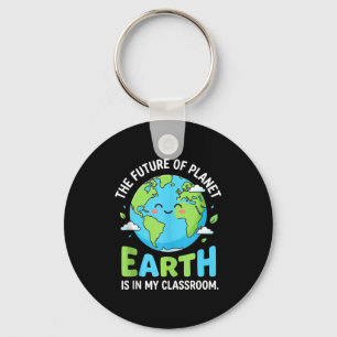 Chaveiro Camisetas do dia da Terra para professores sala de