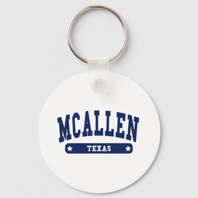 Chaveiro Camisetas do McAllen Texas College Style (Frente)