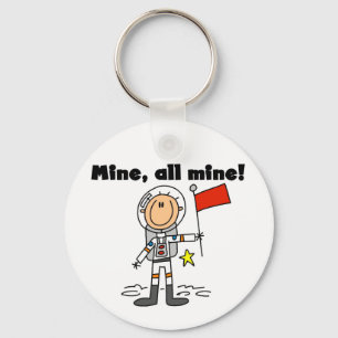 Chaveiro Camisetas e presentes Astronauta Minha, Tudo Minha