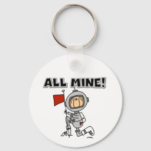 Chaveiro Camisetas e Presentes Astronauta Tudo Meu