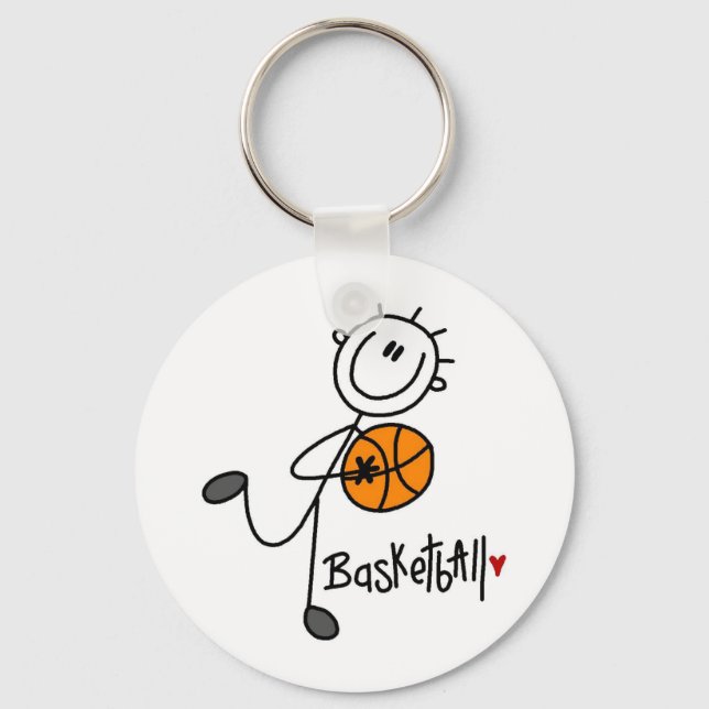 Chaveiro Camisetas e Presentes Básicos de Basquete com Bone (Frente)