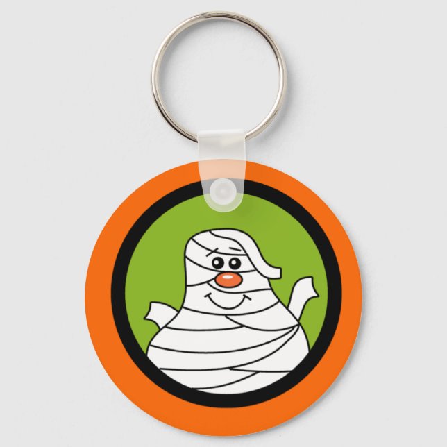 Chaveiro Camisetas e presentes da múmia do Halloween (Frente)