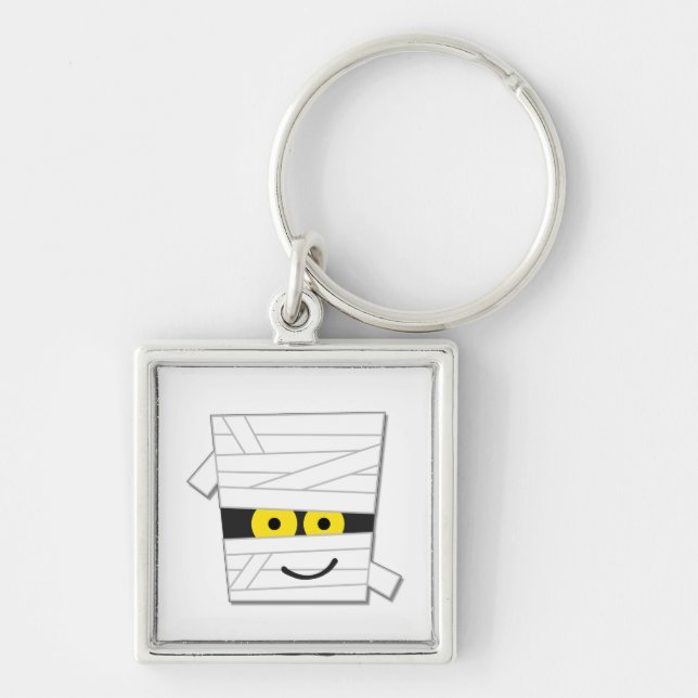 Chaveiro Camisetas e presentes da múmia do Halloween (Frente)