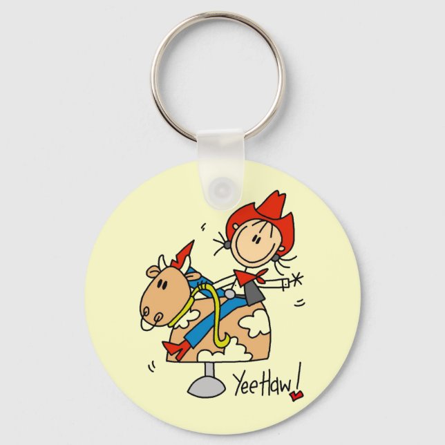 Chaveiro Camisetas e presentes da vovó Yee Haw (Frente)