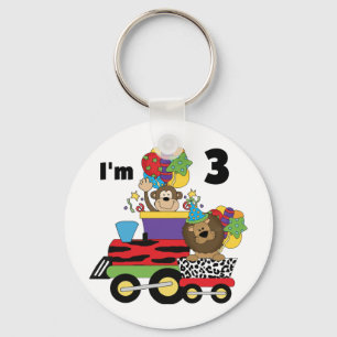 Chaveiro Camisetas e presentes de aniversário de 3 anos do