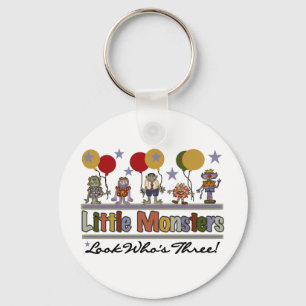 Chaveiro Camisetas e presentes de aniversário de 3 anos mon