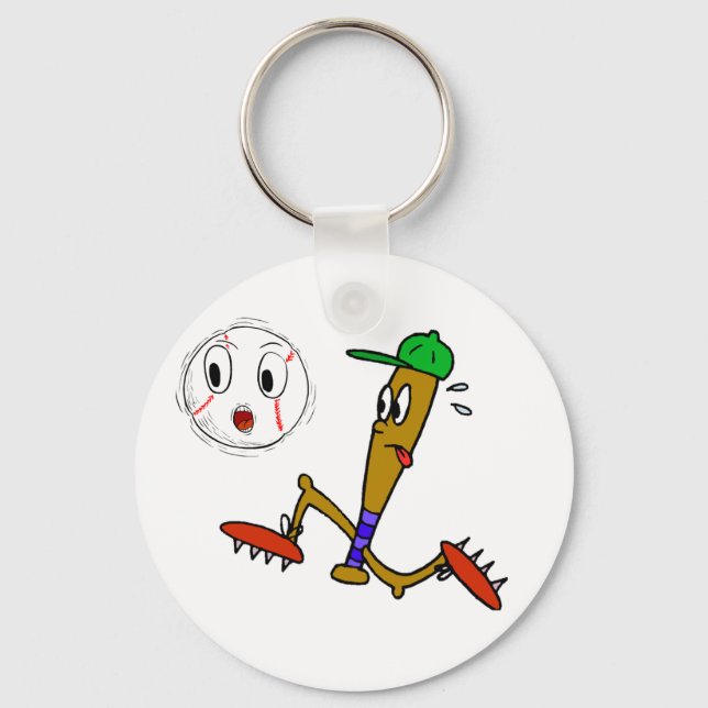 Chaveiro Camisetas e Presentes de Beisebol Humorísticos (Frente)