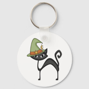 Chaveiro Camisetas e presentes de gato do Halloween