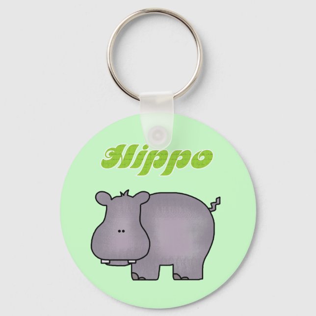 Chaveiro Camisetas e presentes de Hippopotamus (Frente)