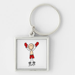 Chaveiro Camisetas e Presentes de Luta de Boneco de Palito