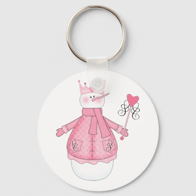 Chaveiro Camisetas e presentes de Natal da Princesa de Neve (Frente)