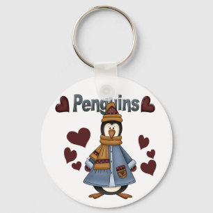 Chaveiro Camisetas e presentes de pinguim de inverno