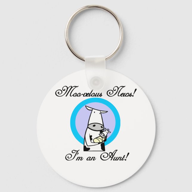 Chaveiro Camisetas e presentes de tia nova e veloz (Frente)