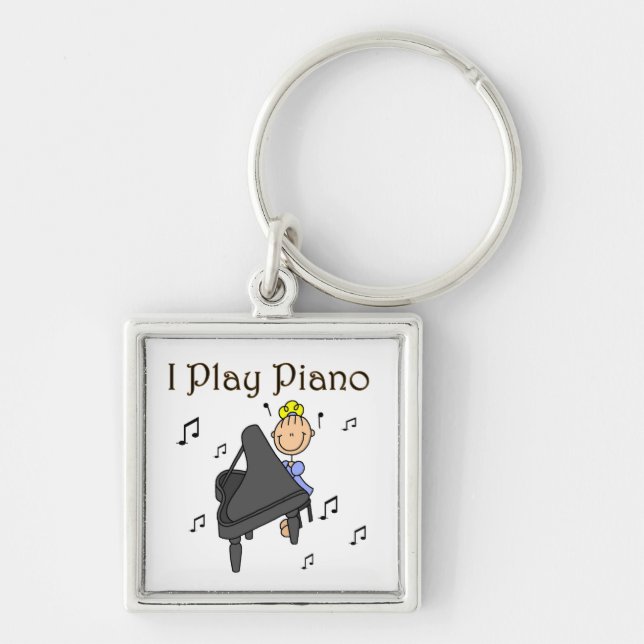 Chaveiro Camisetas e Presentes Eu ToCo Piano (Frente)