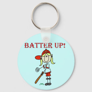 Chaveiro Camisetas e Presentes Girl Batter Up