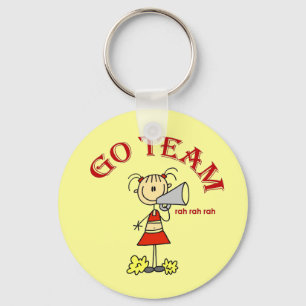 Chaveiro Camisetas e Presentes Go Team Rah Rah Rah