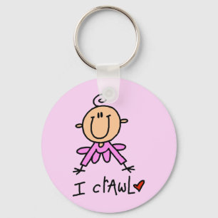 Chaveiro Camisetas e Presentes para Bebê Menina Eu Engato