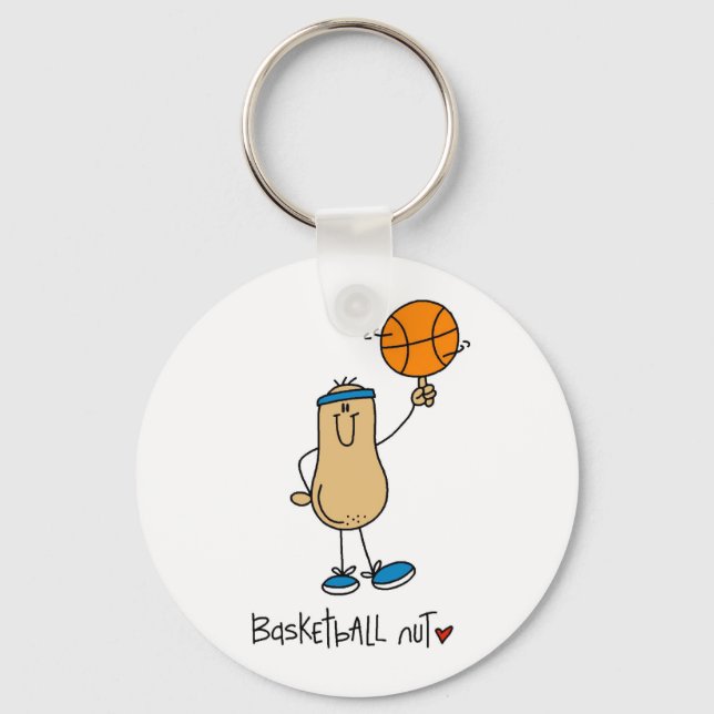 Chaveiro Camisetas e Presentes para Fã de Basquete (Frente)