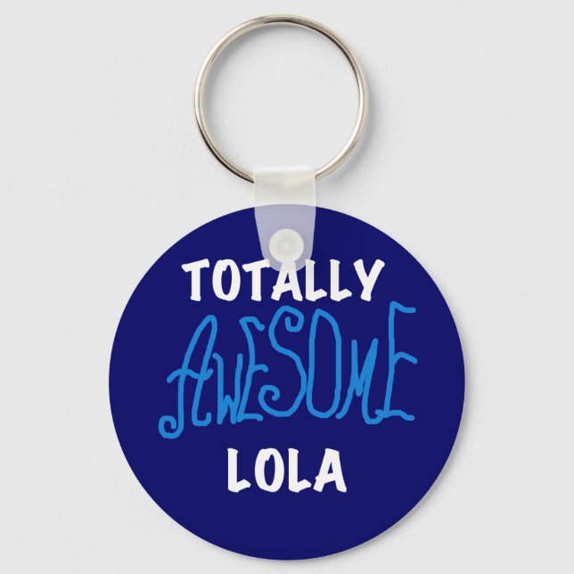 Chaveiro Camisetas e presentes totalmente incríveis de Lola (Frente)