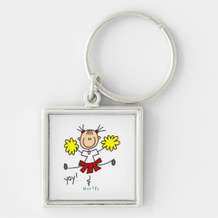 Chaveiro Camisetas e Presentes Vermelhos e Amarelos de Chee