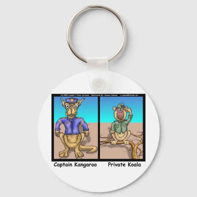 Chaveiro Camisetas engraçadas de presentes de desenhos anim (Frente)