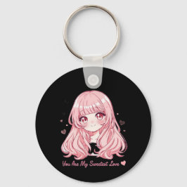 Chaveiro Camisola de Anime Fofa do Dia dos Namorados