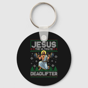 Chaveiro Camisola Jesus Levantador de Peso Morto Cristão Ac