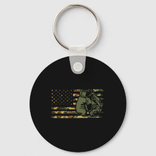 Chaveiro Camo Boxing Usa Flag Para Boxer - American Flag Bo