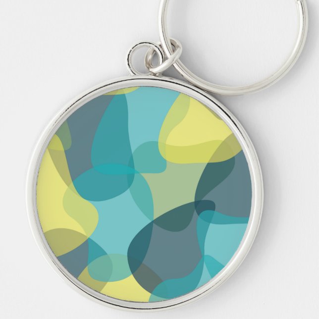 Chaveiro Camouflage, modern, cool, trendy, urban geometric (Frente)