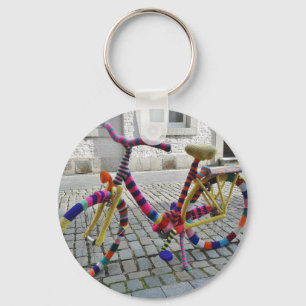 Chaveiro Camp Bike Bicicleta Cores arco-íris de malha