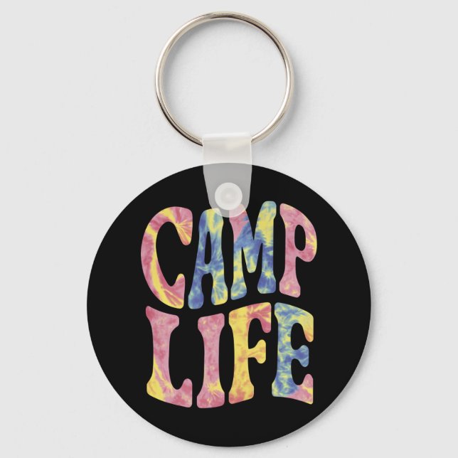Chaveiro Camp Life Tie-Die Retro (Frente)