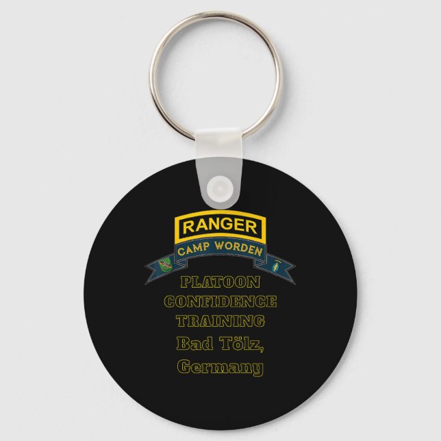 Chaveiro Camp Worden Platoon Confidence Treinamento Cor Esc (Frente)