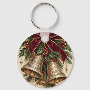 Chaveiro Campainha de Natal Elegante, estilo de sinos de Na
