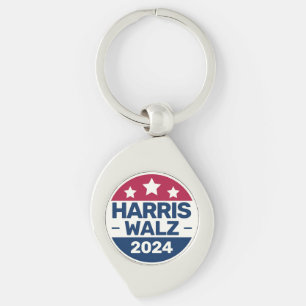 Chaveiro Campanha de Kamala Harris Tim Walz 2024
