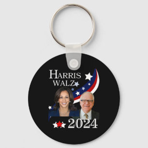 Chaveiro Campanha Presidencial Walz 2024 Kamala