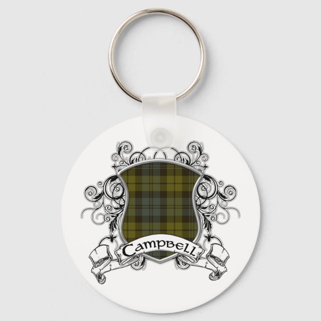 Chaveiro Campbell Tartan Shield (Frente)