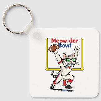 Chaveiro Campeão do Meow-der Bowl Futebol de Gato