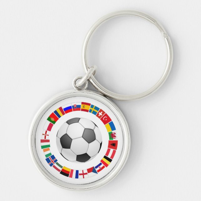 Chaveiro Campeonato Europeu de Futebol de 2016 (Frente)