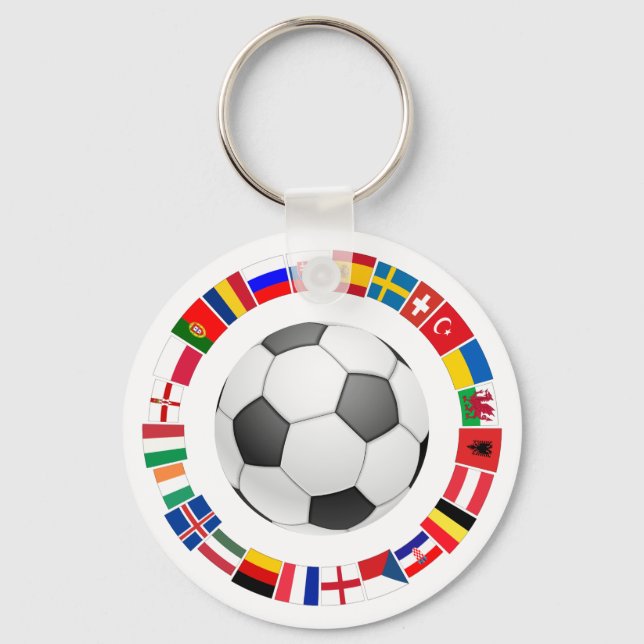 Chaveiro Campeonato Europeu de Futebol de 2016 (Frente)