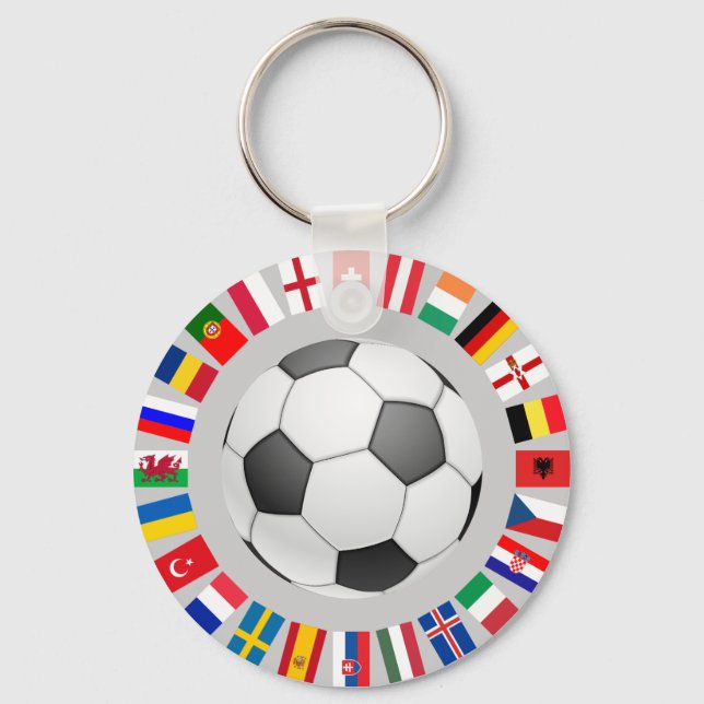 Chaveiro Campeonato Europeu de Futebol de 2016 (Frente)