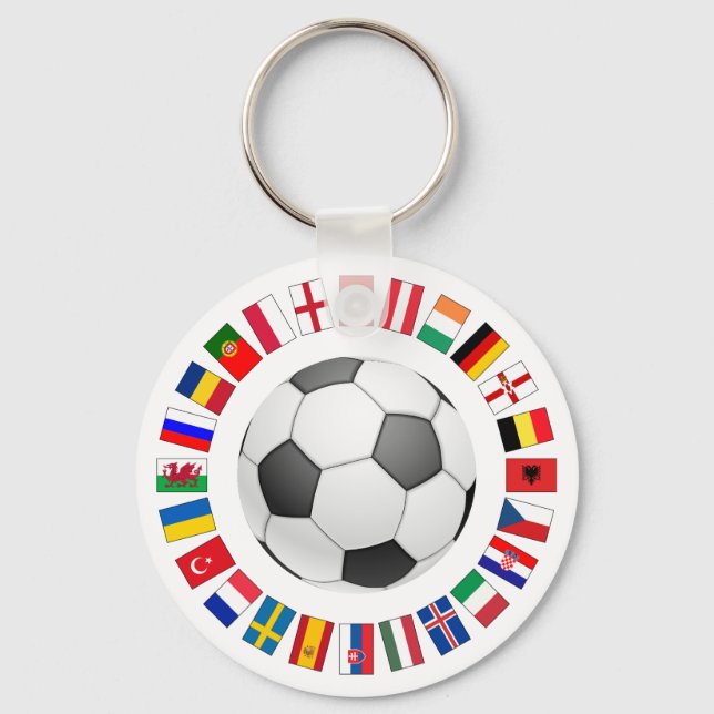Chaveiro Campeonato Europeu de Futebol de 2016 (Frente)