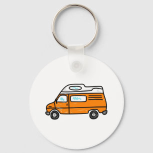 Chaveiro Campervan alaranjado
