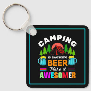 Chaveiro Camping é Cerveja Incrível Torne-a ainda mais Incr