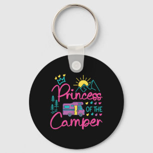 Chaveiro Camping Família Menina Campervan Motorhome Princes
