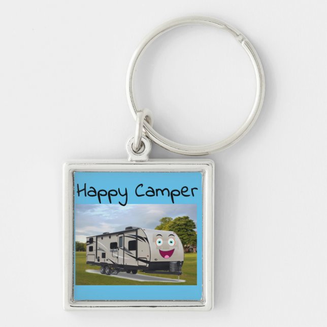 Chaveiro Camping Happy Retirement no RV de Funnycoomb (Frente)