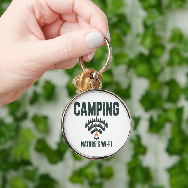 Chaveiro Camping Natures Wifi (Mão)