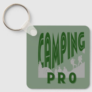 Chaveiro Camping pro para campers ou aspirantes a profissio