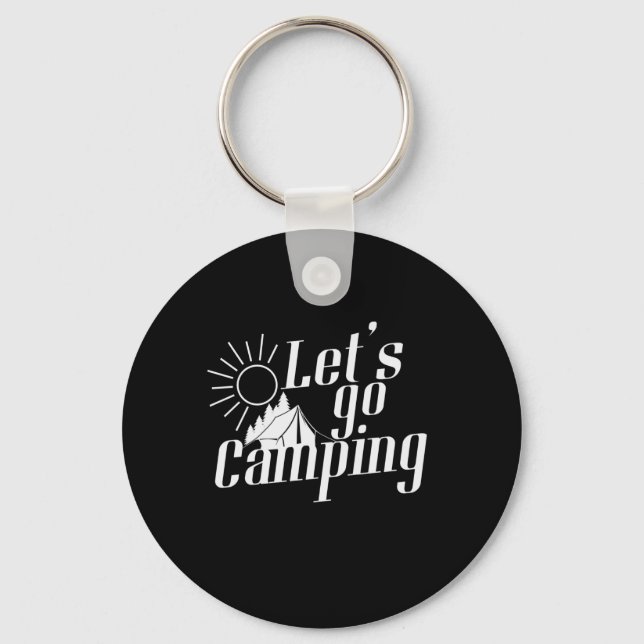 Chaveiro Camping Sonnenaufgang "Let`s go Camping" (Frente)